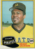 #518 Grant Jackson Pittsburgh Pirates 1981 Topps Baseball Card DAN