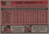 #353 Terry Kennedy St Louis Cardinals 1981 Topps Baseball Card DAN