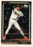 #763 Kyle Abbott Los Angeles Angels 1992 Topps Baseball Card DAO