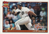 #720 Cecil Fielder Detroit Tigers 1991 Topps Baseball Card DAP