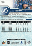 #168 Victor Hedman Tampa Bay Lighting 2016-17 Uppr Deck Series 1 Hockey Card DAQ