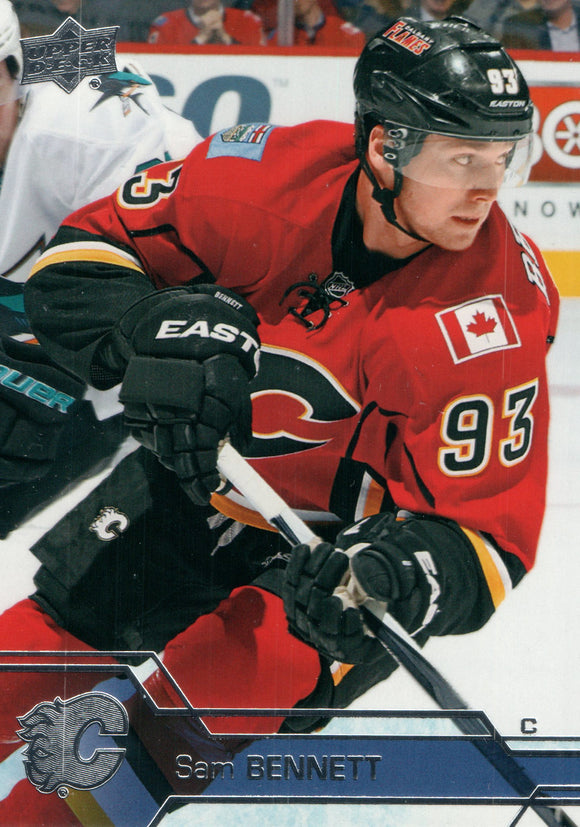 #31 Sam Bennett Calgary Flames 2016-17 Upper Deck Series 1 Hockey Card DAQ