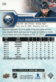 #26 Zach Bogosian Buffalo Sabres 2016-17 Upper Deck Series 1 Hockey Card DAQ