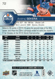 #72 Andrej Sekera Edmonton Oilers 2016-17 Upper Deck Series 1 Hockey Card DAR