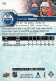 #76 Darnell Nurse Edmonton Oilers 2016-17 Upper Deck Series 1 Hockey Card DAR