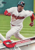 #487 Jose Ramirez Cleveland Indians 2017 Topps Series 2 Baseball Card DAS