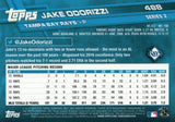 #488 Jake Odorizzi Tampa Bay Rays 2017 Topps Series 2 Baseball Card DAS