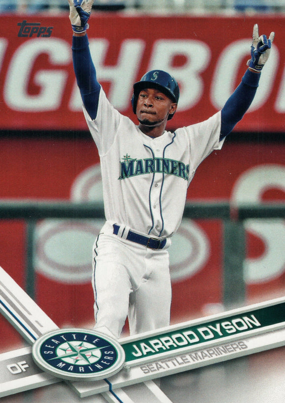 #489 Jarrod Dyson Seattle Mariners 2017 Topps Series 2 Baseball Card DAS