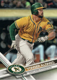 #484 Yonder Alonso Oakland Athletics 2017 Topps Series 2 Baseball Card DAS