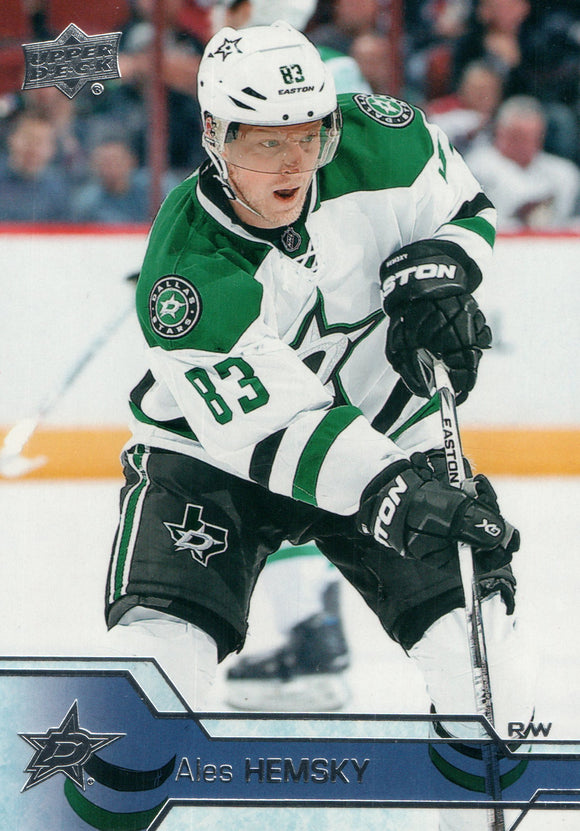 #59 Ales Hemsky Dallas Stars 2016-17 Upper Deck Series 1 Hockey Card DAS