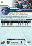 #53 Boone Jenner Columbus Blue Jackets 2016-17 Upper Deck Series 1 Hockey Card DAS