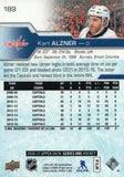 #189 Karl Alzner Washington Capitals 2016-17 Upper Deck Series 1 Hockey Card DAS