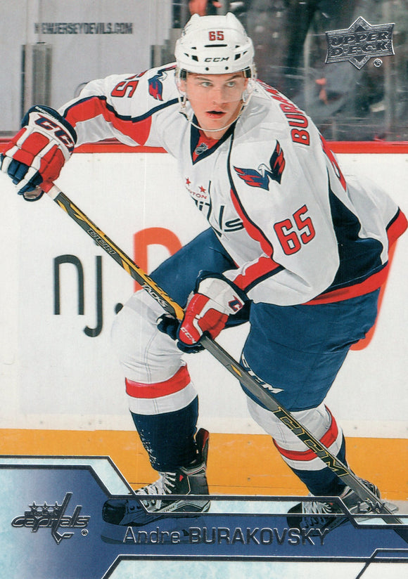 #185 Andre Burakovsky Washington Capitals 2016-17 Upper Deck Series 1 Hockey Card DAS
