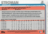 #37 Marcus Stroman Toronto Blue Jays 2019 Topps Series 1 Baseball Card DAU