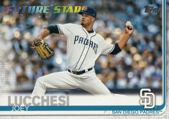 #265 Joey Lucchesi Future Stars San Diego Padres 2019 Topps Series 1 Baseball Card DAU