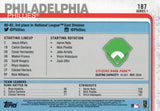 #187 Citizens Bank Park Philadelphia Phillies 2019 Topps Series 1 Baseball Card DAU