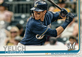 #300 Christian Yelich Milwaukee Brewers 2019 Topps Series 1 Baseball Card DAU