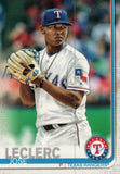 #174 Jose Lecerc Texas Rangers 2019 Topps Series 1 Baseball Card DAU