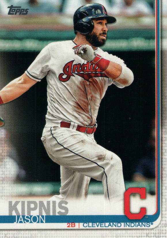 #124 Jason Kipnis Cleveland Indians 2019 Topps Series 1 Baseball Card DAU