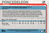 #140 Daniel Poncedeleon Rookie St Louis Cardinals 2019 Topps Series 1 Baseball Card DAU