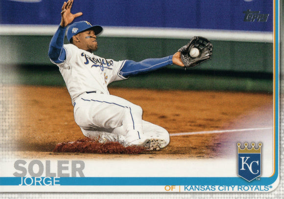 #307 Jorge Soler Kansas City Royals 2019 Topps Series 1 Baseball Card DAU