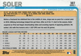 #307 Jorge Soler Kansas City Royals 2019 Topps Series 1 Baseball Card DAU