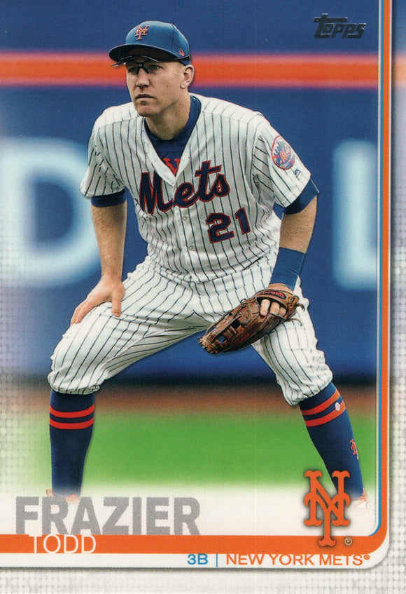 #205 Todd Frazier New York Mets 2019 Topps Series 1 Baseball Card DAU