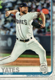 #347 Kirby Yates San Diego Padres 2019 Topps Series 1 Baseball Card DAV