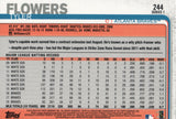 #244 Tyler Flowers Atlanta Braves 2019 Topps Series 1 Baseball Card DAV