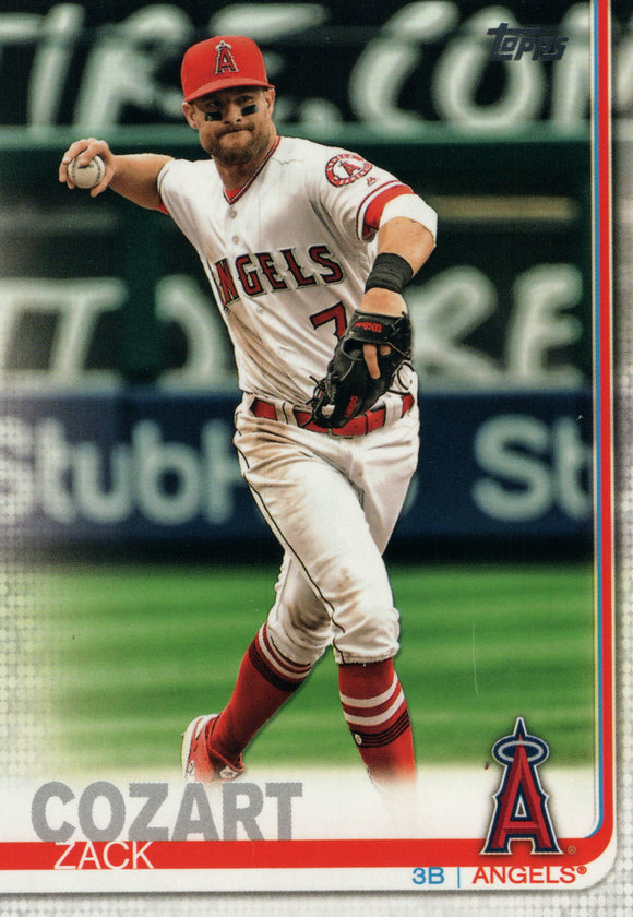#204 Zack Cozart Los Angeles Angels 2019 Topps Series 1 Baseball Card DAV