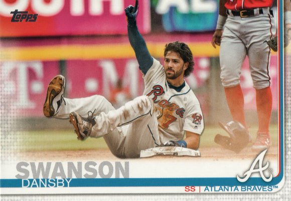 #191 Dansby Swanson Atlanta Braves 2019 Topps Series 1 Baseball Card DAV