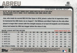#46 Jose Abreu Chicago White Sox 2019 Topps Series 1 Baseball Card DAV