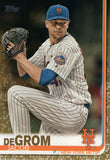 #200 Jacob Degrom 0991/2019 Gold New York Mets 2019 Topps Series 1 Baseball Card DAV