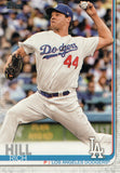 #283 Rich Hill Los Angeles Dodgers 2019 Topps Series 1 Baseball Card DAV