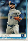 #252 Jakob Junis Kansas City Royals 2019 Topps Series 1 Baseball Card DAV