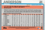 #212 Brian Anderson Future Stars Miami Marlins 2019 Topps Series 1 Baseball Card DAV