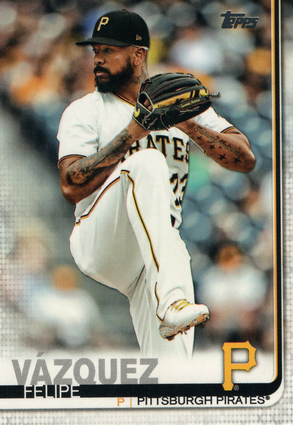 #194 Felipe Vazquez Pittsburgh Pirates 2019 Topps Series 1 Baseball Card DAW