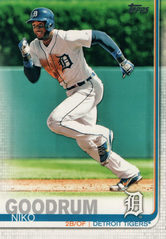 #251 Niko Goodrum Detroit Tigers 2019 Topps Series 1 Baseball Card DAW