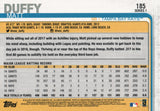 #185 Matt Duffy Tampa Bay Rays 2019 Topps Series 1 Baseball Card DAW