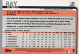 #165 Robbie Ray Arizona Diamondbacks 2019 Topps Series 1 Baseball Card DAW