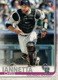 #346 Chris Iannetta Colorado Rockies 2019 Topps Series 1 Baseball Card DAX