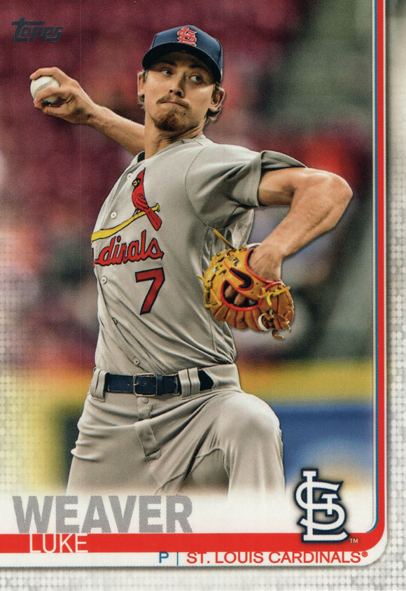 #235 Luke Weaver St Louis Cardinals 2019 Topps Series 1 Baseball Card DAX