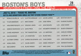 #28 Beantown's Finest Take The Field Boston's Boys Boston Red Sox 2019 Topps Series 1 Baseball Card DAX