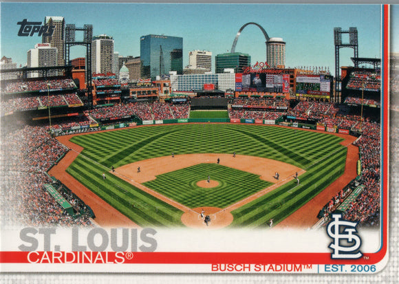 #31 Busch Stadium St Louis Cardinals 2019 Topps Series 1 Baseball Card DAX