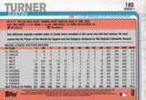 #180 Justin Turner 150 Years Los Angeles Dodgers 2019 Topps Series 1 Baseball Card DAX
