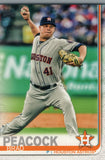 #136 Brad Peacock Houston Astros 2019 Topps Series 1 Baseball Card DAX