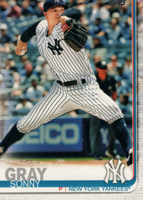 #285 Sonny Gray New York Yankees 2019 Topps Series 1 Baseball Card DAX