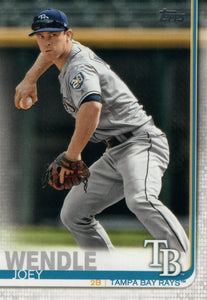 #121 Joey Wendle Tampa Bay Rays 2019 Topps Series 1 Baseball Card