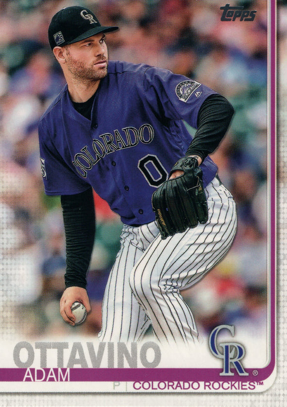 #106 Adam Ottavino Colorado Rockies 2019 Topps Series 1 Baseball Card DAY