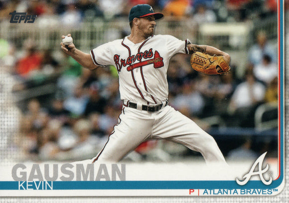 #317 Kevin Gausman Atlanta Braves 2019 Topps Series 1 Baseball Card DAY